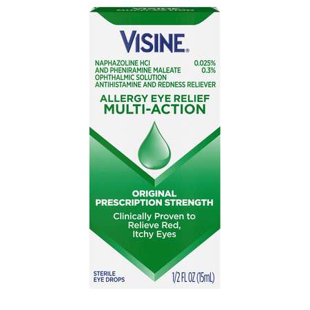 VISINE Visine Eye Allergy Relief Multi Action .5 fl. oz., PK36 5249378